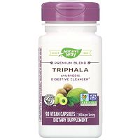 Nature's Way, Triphala, смесь премиального качества, 500 мг, 90 вегетарианских капсул