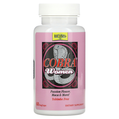 Natural Balance, Cobra Women, 60 капсул на растительной основе фото 3