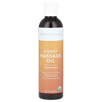 Viva Naturals, Organic Massage Oil, Unscented, 8 fl oz (237 ml)