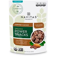 Navitas Organics, Органическая энергетическая закуска, кофе и какао, 8 унц. (227 г)