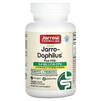 Jarrow Formulas, Vegan Jarro-Dophilus Plus FOS, 200 Veggie Capsules