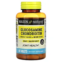 Mason Natural, Glucosamine Chondroitin + MSM, 90 Tablets