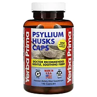 Yerba Prima, Psyllium Husks Caps, 180 Capsules