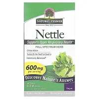 Nature&#x27;s Answer, Nettle, 600 mg, 90 Vegetarian Capsules (300 mg per Capsule)