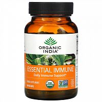 Organic India, Essential Immune, Daily Immune Support, 90 Veg Caps