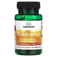 Swanson, Tocotrienols, Double Strength, 100 mg, 60 Liquid Caps