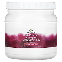 Swanson, High Potency Collagen with Vitamin C, Citrus Berry, 13.6 oz (385 g)