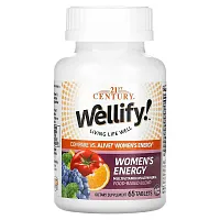 21st Century, Wellify! Women&#x27;s Energy, Multivitamin Multimineral, 65 Tablets