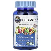 Garden of Life, Organics, Men&#x27;s Multi 40+, Organic Berry, 120 Vegan Gummy Drops