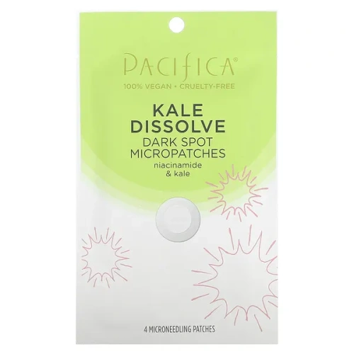 Pacifica, Kale Dissolve, Dark Spot Micropatches, 4 Microneedling Patches