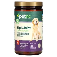 petnc NATURAL CARE, Hip &amp; Joint Daily Health, Level 4, Liver, 150 Chewables