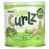 Sprout Organic, Curlz, брокколи, 42 г (1,48 унции)