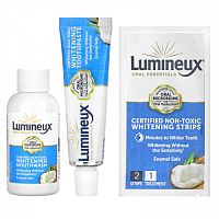 Lumineux Oral Essentials, сертифицированные нетоксичные отбеливающие полоски, 28 шт.