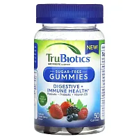 TruBiotics, Digestive Immune Health, Natural Mixed Berry, Sugar-Free, 50 Gummies