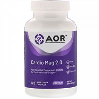 Advanced Orthomolecular Research AOR, Cardio Mag 2.0, 120 растительных капсул