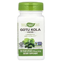 Nature&#x27;s Way, Gotu Kola Herb, 950 mg, 100 Vegan Capsules (475 mg per Capsule)