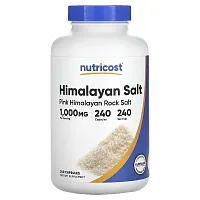 Nutricost, Himalayan Salt , 1,000 mg , 240 Capsules