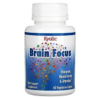 Kyolic, Brain Focus, 60 вегетарианских капсул