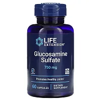 Life Extension, Glucosamine Sulfate, 750 mg, 60 Capsules