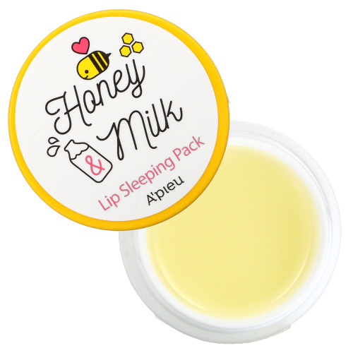 A'Pieu, Honey & Milk, Lip Sleeping Pack, 6.7 g фото 3