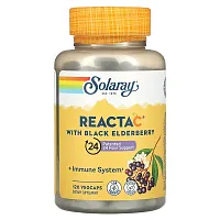 Solaray, Reacta C with Black Elderberry, 120 VegCaps