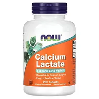 NOW Foods, Calcium Lactate, 250 Tablets