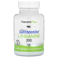 NaturesPlus, Pro, Suntheanine L-Theanine 200, 100 mg, 60 Capsules