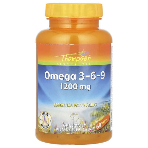 Thompson, Omega 3-6-9, 1,200 mg , 60 Softgels