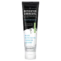 Xyloburst, Activated Charcoal Whitening Toothpaste With Bentonite Clay &amp; Coconut Oil, Cool Mint, 4 oz (113 g)