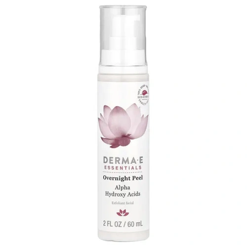 DERMA E, Essentials, Overnight Peel, 2 fl oz (60 ml)