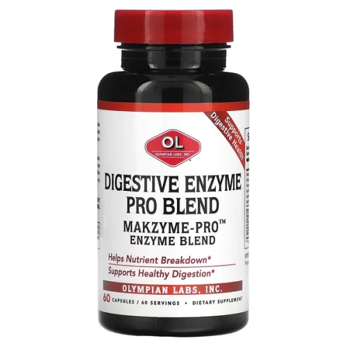 Olympian Labs, Digestive Enzyme Pro Blend, 60 Capsules