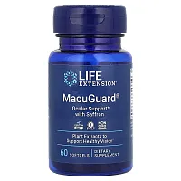 Life Extension, MacuGuard, Ocular Support with Saffron, 60 Softgels