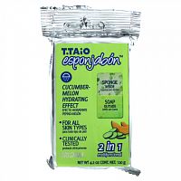 T. Taio, Cucumber-Melon Soap-Sponge, 4.2 oz (120 g)